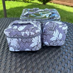 NWT Vera Bradley 3 piece Cosmetic Set! MOON SHADOW ~ Vacay Ready